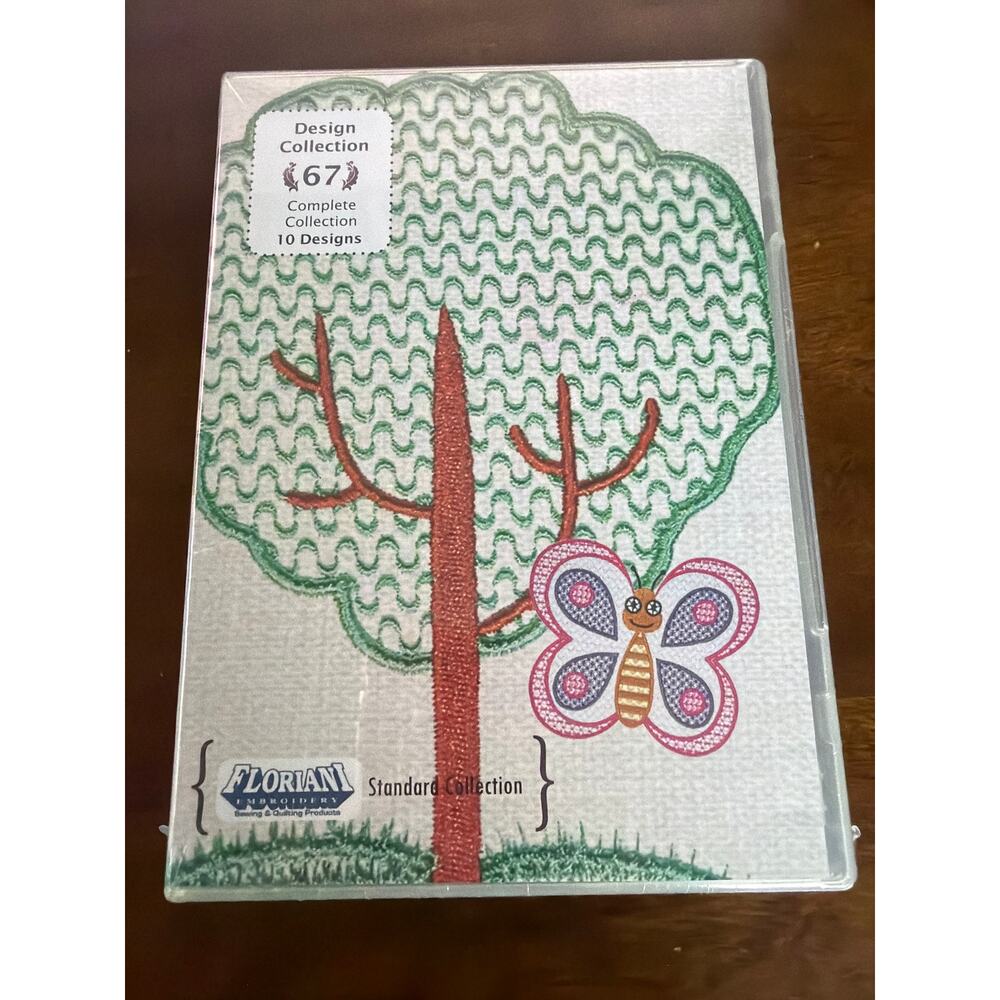 NEW Floriani Design 67 Trees Butterfly Flowers Designs Embroidery CD Sealed